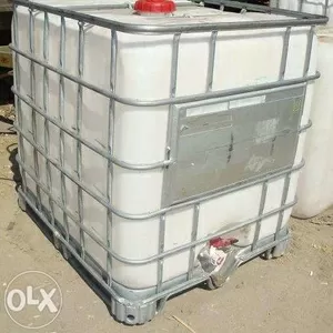Продам пластиковые емкости для воды/ГСМ объем 1 куб (Б/У)