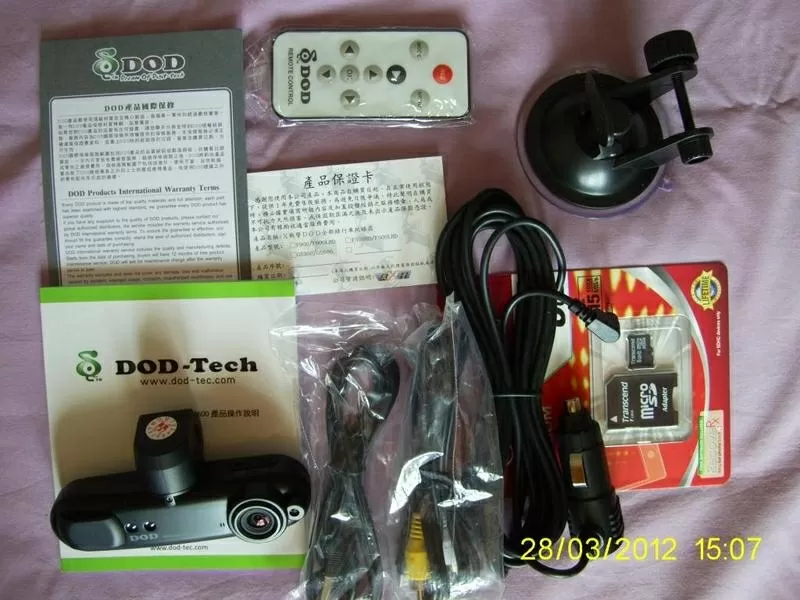  Автомобильный видеорегистратор DOD GS600.  Full HD 1920x1080,  GPS. 3